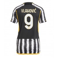 Echipament fotbal Juventus Dusan Vlahovic #9 Tricou Acasa 2023-24 pentru femei maneca scurta